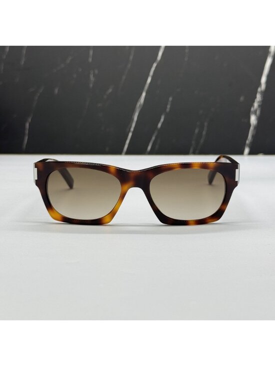 NWT Saint Laurent SL402 019 Havana Brown Unisex Sunglasses Authentic main image 4